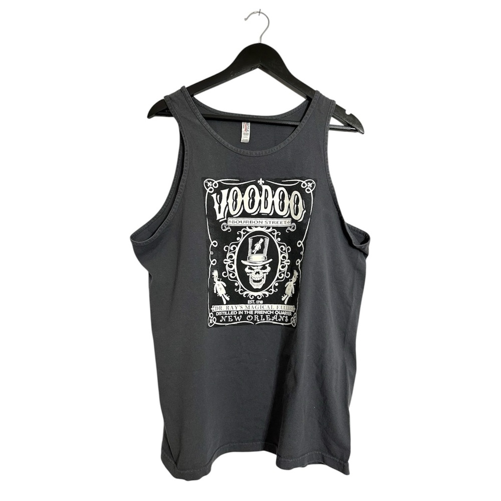 Alstyle Voodoo Bourbon Street New Orleans Souvenir Graphic Tank Size XL